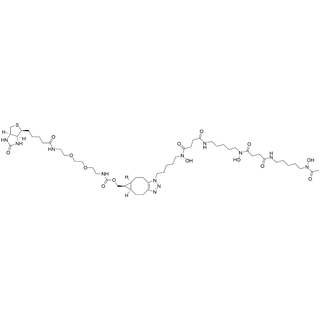 Biotin-PEG2-BCN-triazole-DFOB