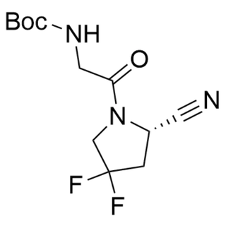 tert-butyl (S)-(2-(2-cyano-4,4-difluoropyrrolidin-1-yl)-2-oxoethyl)carbamate