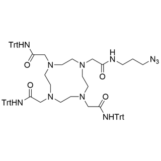 DOTA-tris(trityl amide)-(3-azidopropyl amide)