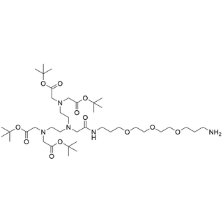 DTPA-tetra t-Bu ester-PEG3-C3-NH2