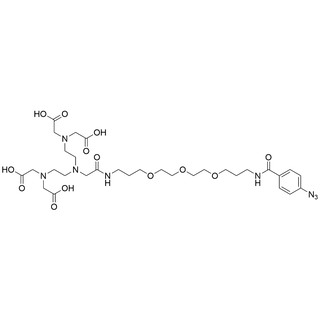 DTPA-tetra t-Bu ester-PEG3-C3-amido-Ph-N3