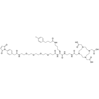(Mal-PA-PEG4)-Lys(4-iodophenylbutanamide)-(EN-DOTA)