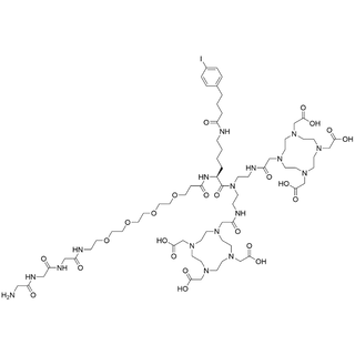 (Gly-Gly-Gly-PEG4)-Lys(4-iodophenylbutanamide)-bis(EN-DOTA)