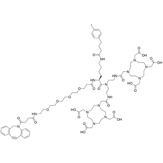 (DBCO-PEG4)-Lys(4-iodophenylbutanamide)-bis(EN-DOTA)
