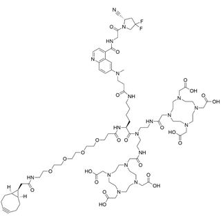(endo-BCN-PEG4)-Lys(FAP-N-Me-beta-Ala)-bis(EN-DOTA)