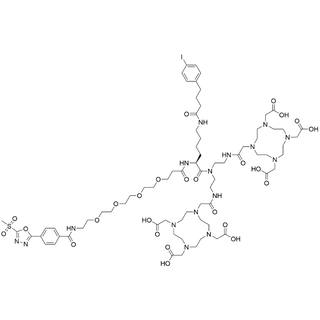 (SO-PEG4)-Lys(4-iodophenylbutanamide)-bis(EN-DOTA)