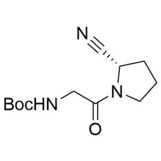 tert-butyl (S)-(2-(2-cyanopyrrolidin-1-yl)-2-oxoethyl)carbamate