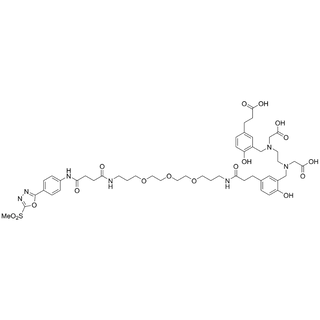 HBED-CC-PEG3-C3-amido-Succ-PODS