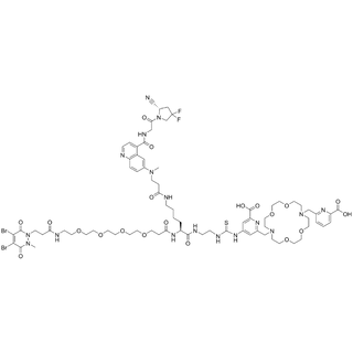 (DBP-NMPA-PEG4)-Lys(FAP)-(EN-thiourea-macropa)