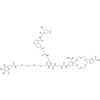 (DBP-PEG4)-Lys(FAP)-(EN-thiourea-macropa)