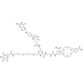 (DBP-PEG4)-Lys(folate)-(EN-thiourea-macropa)