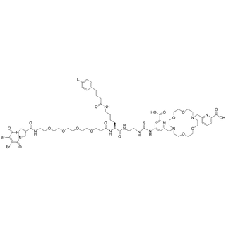 (DBP-PEG4)-Lys(4-iodophenylbutanamide)-(EN-thiourea-macropa)