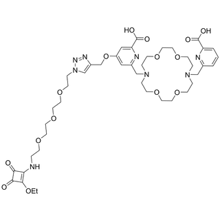 OEt-SQ-PEG3-triazole-macropa