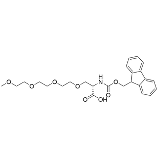 (S)-13-Fmoc-amino-2,5,8,11-tetraoxatetradecan-14-oic acid