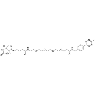 Methyltetrazine-CH2NHCO-PEG4-Biotin