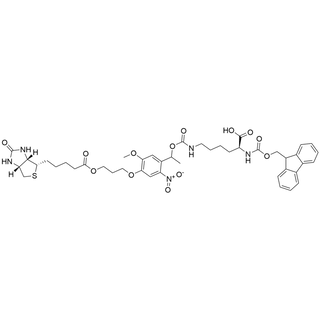 Fmoc-Lys(PC biotin)-OH