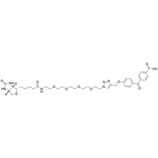 Biotin-PEG4-Triazole-BP-Acid