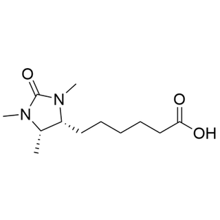 6-((4R,5S)-1,3,5-trimethyl-2-oxoimidazolidin-4-yl)hexanoic acid