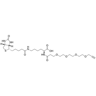 (Propargyl-PEG4)-Lys(Biotin)-OH