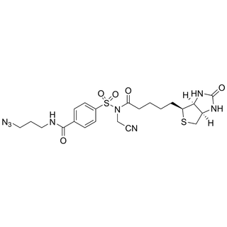 N-(3-azidopropyl)-4-(N-(cyanomethyl)-N-(5-((3aS,4S,6aR)-2-oxohexahydro-1H-thieno[3,4-d]imidazol-4-yl)pentanoyl)sulfamoyl)benzamide