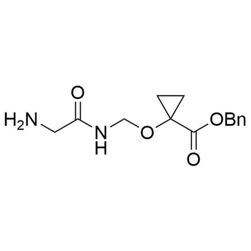 benzyl 1-((2-aminoacetamido)methoxy)cyclopropane-1-carboxylate