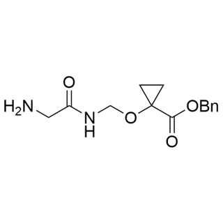 benzyl 1-((2-aminoacetamido)methoxy)cyclopropane-1-carboxylate