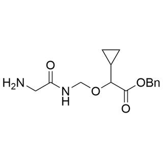 benzyl 2-((2-aminoacetamido)methoxy)-2-cyclopropylacetate