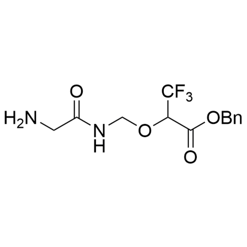 benzyl 2-((2-aminoacetamido)methoxy)-3,3,3-trifluoropropanoate