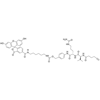 Alkyne-Val-Cit-PAB-FAM