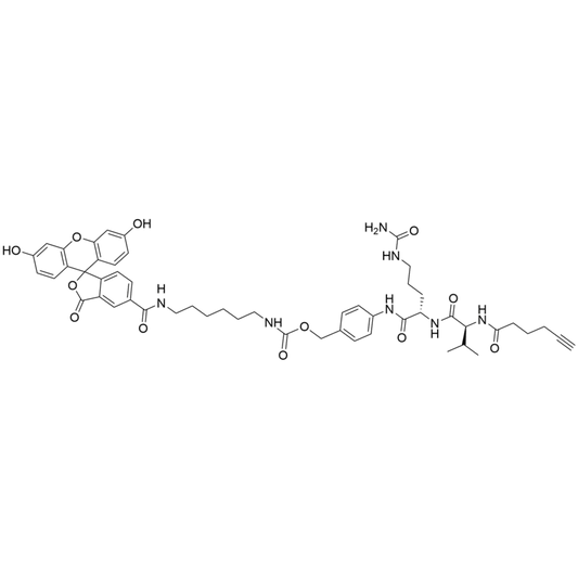 Alkyne-Val-Cit-PAB-FAM