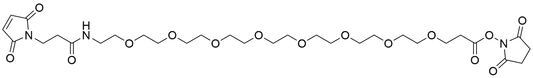 Amido Mal-PEG8-NHS Ester