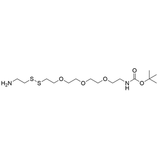 Amino-ethyl-SS-PEG3-NHBoc