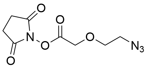 Azido-PEG1-CH2COOH NHS Ester
