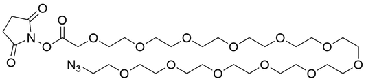 Azido-PEG12-CH2COOH NHS Ester