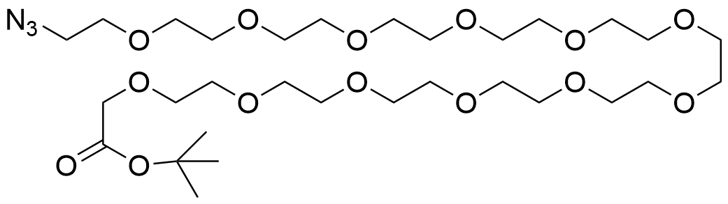 Azido-PEG12-CH2COOH t-Bu Ester