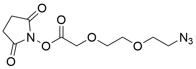 Azido-PEG2-CH2COOH NHS Ester