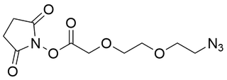 Azido-PEG2-CH2COOH NHS Ester