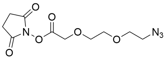 Azido-PEG2-CH2COOH NHS Ester