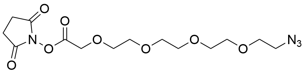 Azido-PEG4-CH2COOH NHS Ester