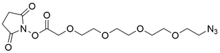 Azido-PEG4-CH2COOH NHS Ester