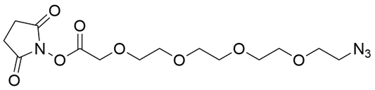 Azido-PEG4-CH2COOH NHS Ester