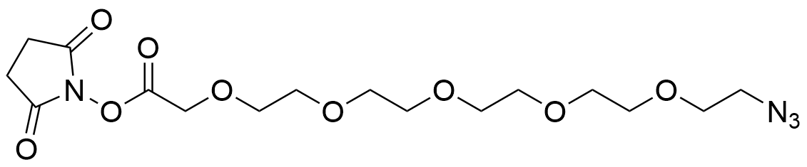 Azido-PEG5-CH2COOH NHS Ester