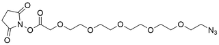 Azido-PEG5-CH2COOH NHS Ester