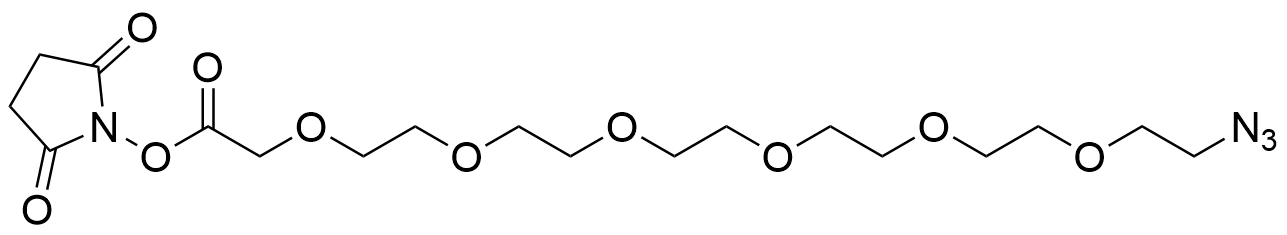 Azido-PEG6-CH2COOH NHS Ester