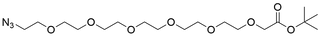 Azido-PEG6-CH2COOH t-Bu Ester