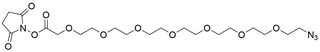 Azido-PEG7-CH2COOH NHS Ester