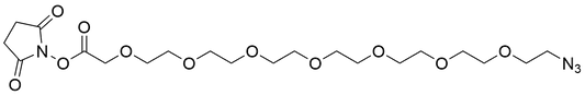 Azido-PEG7-CH2COOH NHS Ester