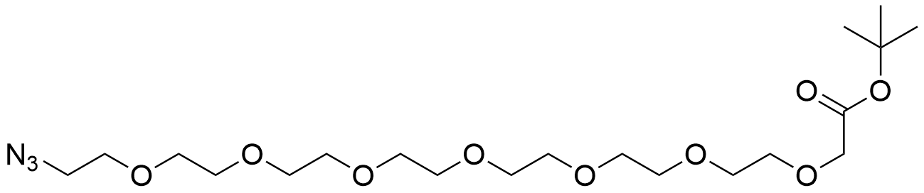 Azido-PEG7-CH2COOH t-Bu Ester