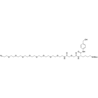 Azido-PEG8-diglycolamide-Lys(Boc)-PAB