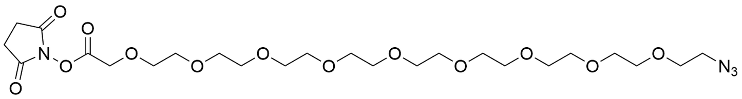 Azido-PEG9-CH2COOH NHS Ester